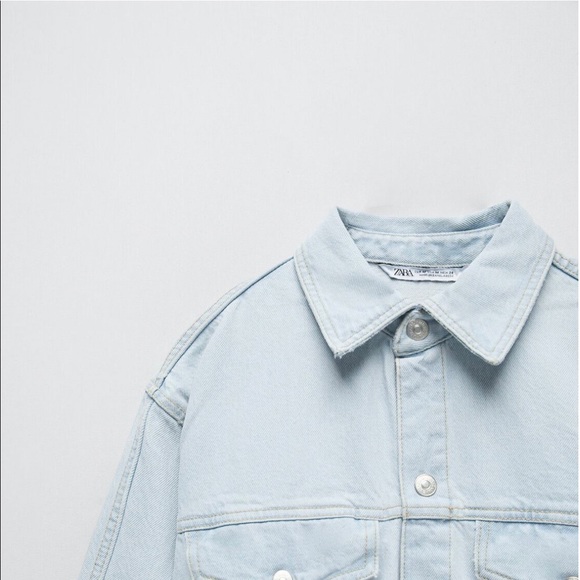 ZARA NWT Denim Dress - Picture 6 of 13